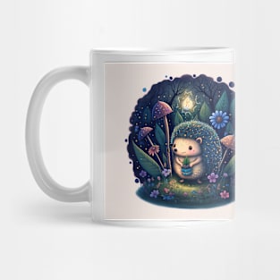 Hedgehog Fairy Tale Scene Mug